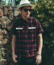 【SALE 40%OFF】CRIMIE CHECK WORK SHIRT・BLUE/BLACK/RED(クライミー・チェックワークシャツ・ブルー/ブラック/レッド)
