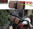 CREEK MOTORCYCLE×AT-DIRTY LEATHER PLAIN TOOL BAG  BROWN(クリークモーターサイクル×アットダーティー・レザープレーンツールバッグ・ブラウン)