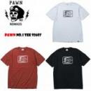 【SALE 40%OFF】　PAWN NO.1 TEE 92607 BLACK/WHITE/RED(パウン・ナンバー1半袖Tシャツ・ブラック/ホワイト/レッド)