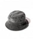 CUTRATE TWILL BUCKET HAT BLACK(カットレイト・ツイルバケットハット・ブラック)
