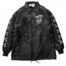 PAWN PAWN×VANS　LOGO COACH　JACKET 93001 BLACK NAVY OLIVE(パウン・パウン×バンズコラボコーチジャケット・ブラック ネイビー オリーブ)