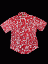 SEVENTY FOUR PAISLEY B.D. SHIRTS S/S RED(セブンティーフォー・ペイズリーB.Dシャツ・レッド)