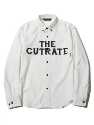 【SALE 30%OFF】 CUTRATE L/S OXFORD B,D SHIRT.WHITE(カットレート・オックスフォードボタンダウンシャツ・ホワイト)