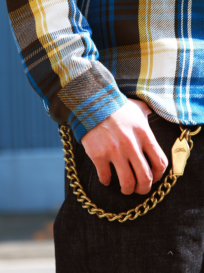 CUTRATE PLAIN WALLET CHAIN/GOLD(カットレイト・プレーンウォレット 