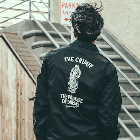 CRIMIE GUADALUPE COACH JACKET WHITE/BLACK(クラミー・グアダマリア ...