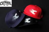 CUTRATE FLAME LOGO CAP BLACK/NAVY/RED(カットレート・ フレームロボキャップ・ブラック/ネイビー/レッド)