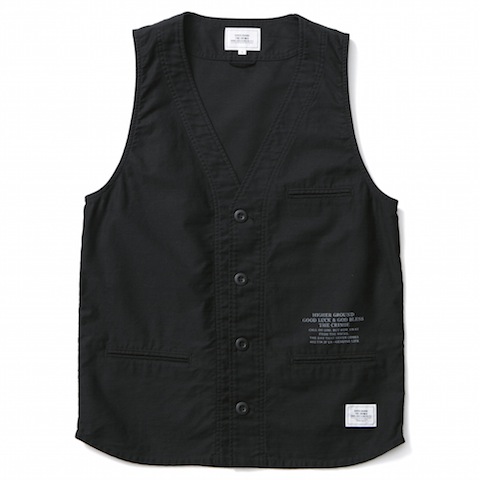 CRIMIE JOE MILITARY VEST・KHAKI/BLACK(クライミー・ジョイミリタリー