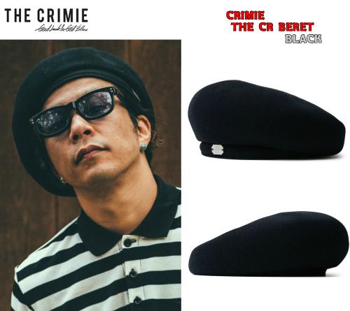CRIMIE THE CR BERET BLACK(クライミー・ベレーキャップベレー帽 