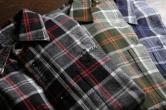 CUTRATE L/S CHECK SHIRT BLACK/NAVY/GREEN(カットレイト・ロングスリーブチェックシャツ・ブラック/ネイビー/グリーン)