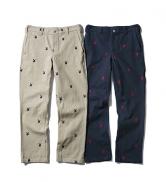 【SALE 40%OFF】 FUCT SSDD DEATHBUNNY CHINO TROUSERS 48704 BEIGE/NAVY(ファクト・デスバニーチノトラウザーパンツ・ベージュ/ネイビー)