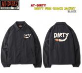 AT-DIRTY DIRTY FIRE COACH JACKET BLACK(アットダーティー・ダーティーファイヤーコーチジャケット・ブラック)