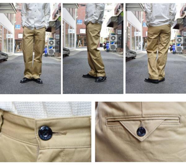 DRESS HIPPY TAILOR TROUSERS CHINOS BEIGE(ドレスヒッピー・テーラー 