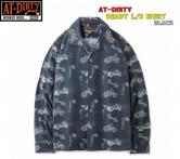 AT-DIRTY READY L/S SHIRT  BLACK(アットダーティー・レディーロングスリーブシャツ・ブラック)