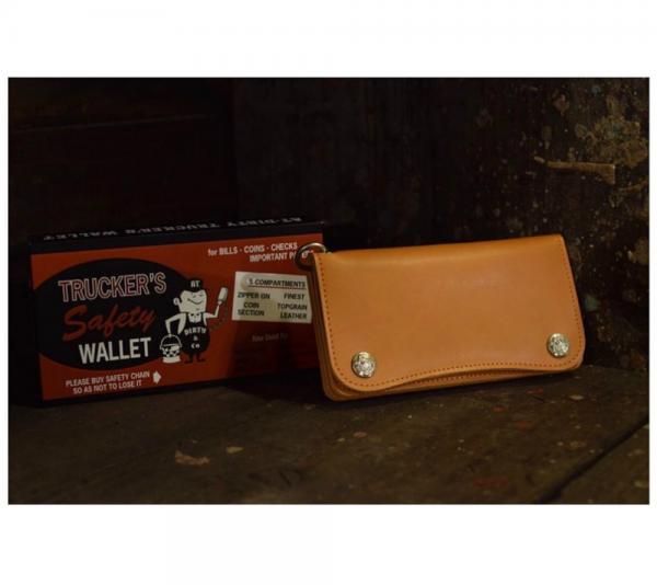 AT-DIRTY TRUCKER'S WALLET CAMEL(アットダーティー・トラッカー