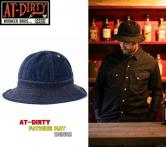 AT-DIRTY FATIGUE HAT  DENIM(Iアットダーティ・ファティーグハット・デニム)