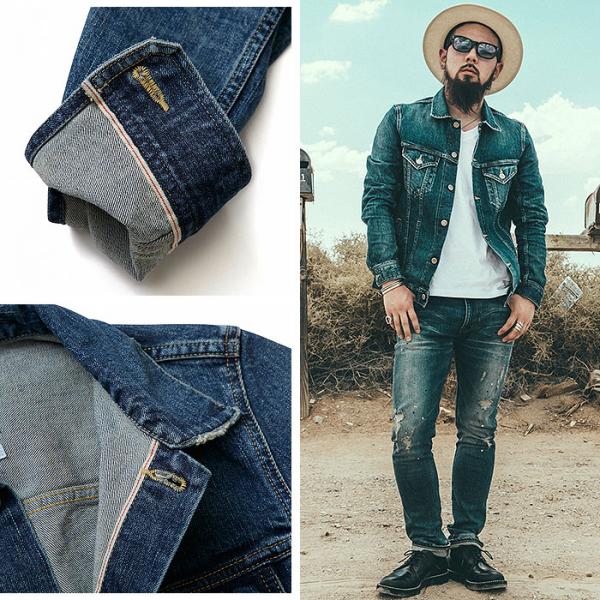 CRIMIE BORN FREE GARAGE USED STRETCH JAPANESE SELVEDGE DENIM 