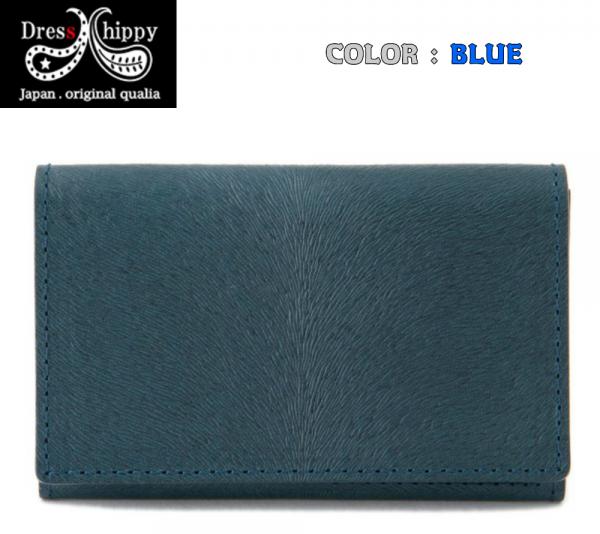 DRESS HIPPY MINK CARD CASE  BLACK/BROWN/BLUE(ドレスヒッピー・ミンクカードケース・ブラック/ブラウン/ブルー)