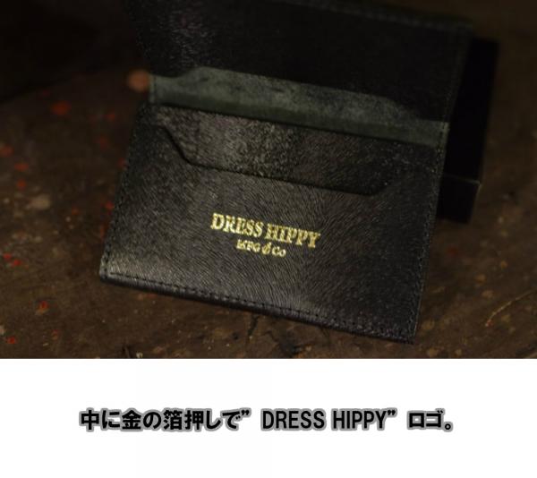 DRESS HIPPY MINK CARD CASE  BLACK/BROWN/BLUE(ドレスヒッピー・ミンクカードケース・ブラック/ブラウン/ブルー)