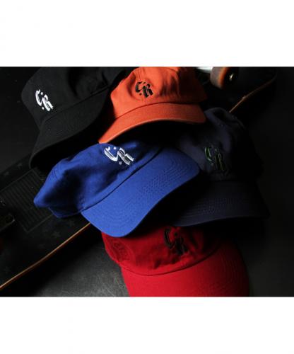 CUTRATEEMBROIDERY CAP BLACK/NAVY/RED/BLUE/ORANGE(カットレート・エンブロイダリーキャップ・ブラック/ネイビー/レッド/ブルー/オレンジ)