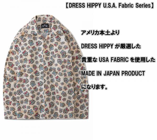 DRESS HIPPY Bear Paw L/S USA SHIRT (ドレスヒッピー・ベアパウグスリーブUSAシャツ)