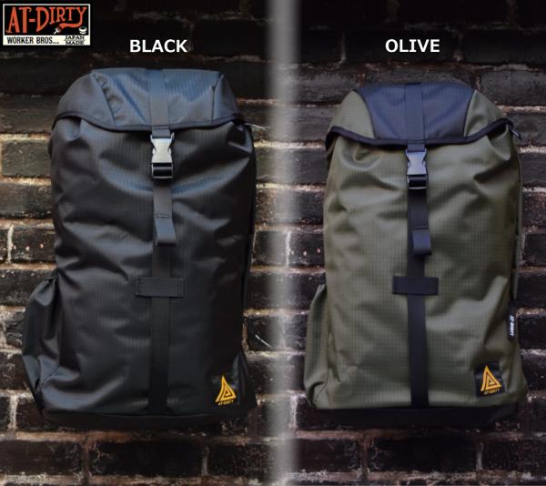 AT-DIRTY ATD ALPINE SUB BAG BLACK/OLIVE(アットダーティー・アルパインサブバック・ブラック/オリーブ)