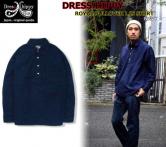 DRESS HIPPY ROYAL PULLOVER L/S SHIRT NAVY(ドレスヒッピー・ロイヤルプルオーバーロングスリーブシャツ・ネイビー)