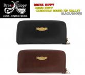DRESS HIPPY CORDOVAN ROUND ZIP WALLET  BLACK/BROWN(ドレスヒッピー・コードバンラウンドジップウォレット・ブラック/ブラウン)