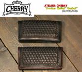 【SALE 20%OFF】ATELIER CHERRY 　Tracker Wallet”Basket”BLACK/RED(アトリエチェリー・トラッカーウォレット・バスケット・ブラック/レッド)