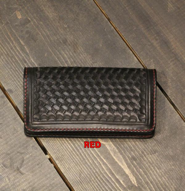 SALE 20%OFF】ATELIER CHERRY Tracker Wallet”Basket”BLACK/RED