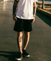 SILLY GOOD CUT & SEW SHORTS BLACK(シェリーグッド・カットソーショーツ・ブラック)