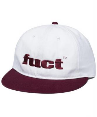 FUCT SSDD OG LOGO CAP 48909 BURGUNDY/NAVY(ファクト 