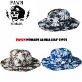 PAWN NOMADS ALOHA HAT 92903 BLACK/BROWN/NAVY(パウン・ノマドアロハハット・ブラック/ブラウン/ネイビー)