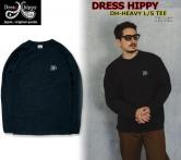 DRESS HIPPY DH HEAVY L/S TEE BLACK(ドレスヒッピー・DHヘビーテ長袖Tシャツ・ブラック)