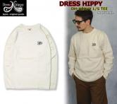 DRESS HIPPY DH HEAVY L/S TEE NATURAL(ドレスヒッピー・DHヘビーテ長袖Tシャツ・ナチュラル)