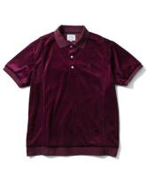 FUCT SSDD GENERAL VELOUR POLO SHIRT 48208 BURGUNDY/BLACK(ファクト・ジェネラルベロアーポロシャツ・バーガンディー/ブラック)