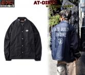 AT-DIRTY W.P COACH JACKET  BLACK(アットダーティー・ウォータープルーフコーチジャケット・ブラック)