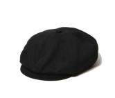 CUTRATE TWILL CASQUETTE BLACK(カットレイト・ツイル キャスケット・ブラック)