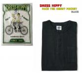 DRESS HIPPY PACK TEE HENRY POCKET BLACK(ドレスヒッピー・パックティーヘンリーポケット・ブラック)