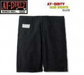 AT-DIRTY GASS SHORTS  BLACK(アットダーティ-・ゲスショートパンツ・ブラック)