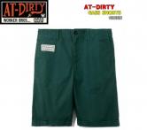 AT-DIRTY GASS SHORTS  GREEN(アットダーティ-・ゲスショートパンツ・グリーン)