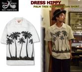 DRESS HIPPY PALM TREE S/S HAWAIIAN SHIRT NATURAL(ドレスヒッピー・パームツリーショートスリーブハワイアンシャツ・ナチュラル)