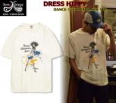 DRESS HIPPY DANCE CLEOPATRA S/S TEE(ドレスヒッピー・ダンスクリーオペイトゥラ半袖Tシャツ)