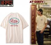 AT-DIRTY ANY DAYS S/S TEE  NATURAL(アットダーティー・エニーディズ半袖Tシャツ・ナチュラル)