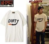 AT-DIRTY DIRTY FIRE S/S TEE   NATURAL(アットダーティー・ダーティーファイア半袖Tシャツ・ナチュラル)