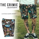 CRIMIE LAS VEGAS ALOHA SHORTS・BLACK(クライミー・ラスベガスアロハショーツ・ブラック)