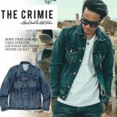 CRIMIE BORN FREE GARAGE USED STRETCH JAPANESE SELVEDGE DENIM JACKET・INDIGO(クライミー・ボーンフリーガレージユーズドストレッチジャパニーズセルビッチデニムジャケット・インディゴ)