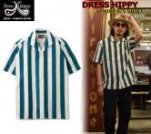 DRESS HIPPY VENICE S/S SHIRT BLUE(ドレスヒッピー・ベニスショートスリーブシャツ・ブルー)