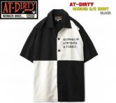 AT-DIRTY RODDER S/S SHIRT  BLACK(アットダーティー・ロダー半袖シャツ・ブラック)