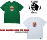 PAWN BOOZER KING TEE 92611 GREEN/WHITE(パウン・ボザーキング半袖Tシャツ・グリーン/ホワイト)