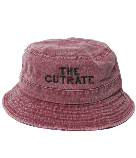 【SALE 30%OFF】CUTRATE TWILL BUCKET HAT BURGUNDY(カットレイト・ツイルバケットハット・バーガンディー)